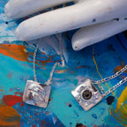 Portal eye necklace - 925 Sterling Silver Pendant | Mental Labyrinths Collection